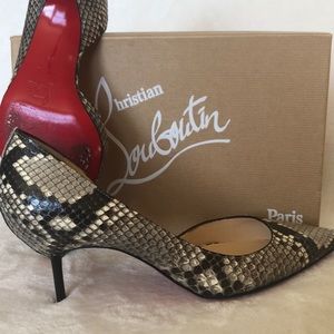 Louboutin snake skin, Great Condition